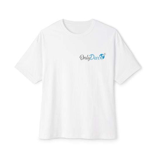 Front and back logo tee