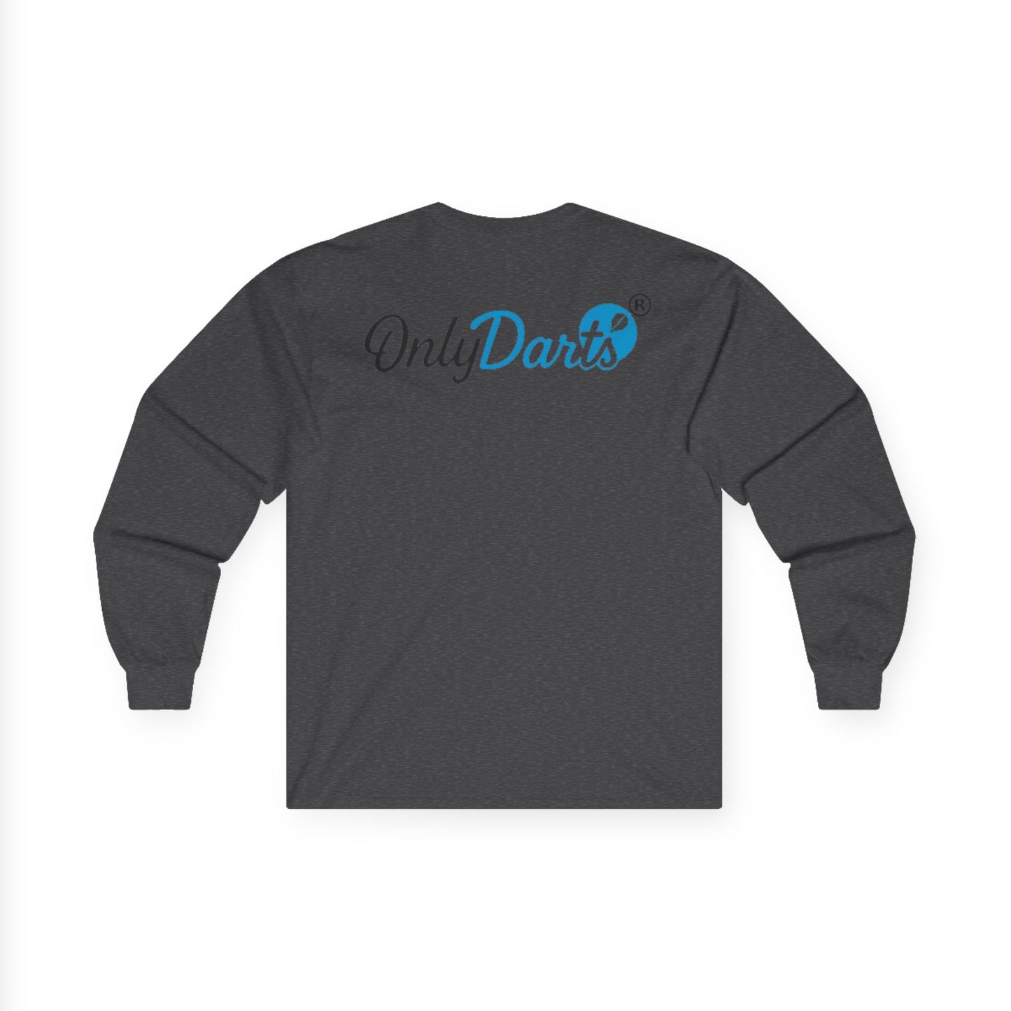 OnlyDarts Unisex Long Sleeve Tee - Casual Comfort, Perfect for Darts Lovers, Gift for Sports Fans, Lounge Wear, Daily Style