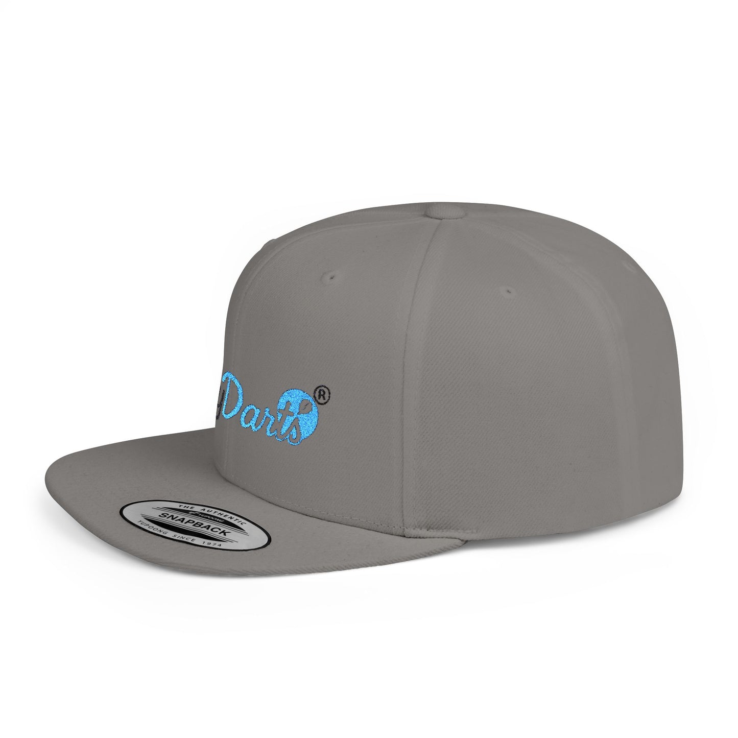 Stylish Flat Bill Snapback Hat for Trendy Dart Lovers, Adjustable Cap for Darts, Sports Events, Fashion Statement, Gift Idea