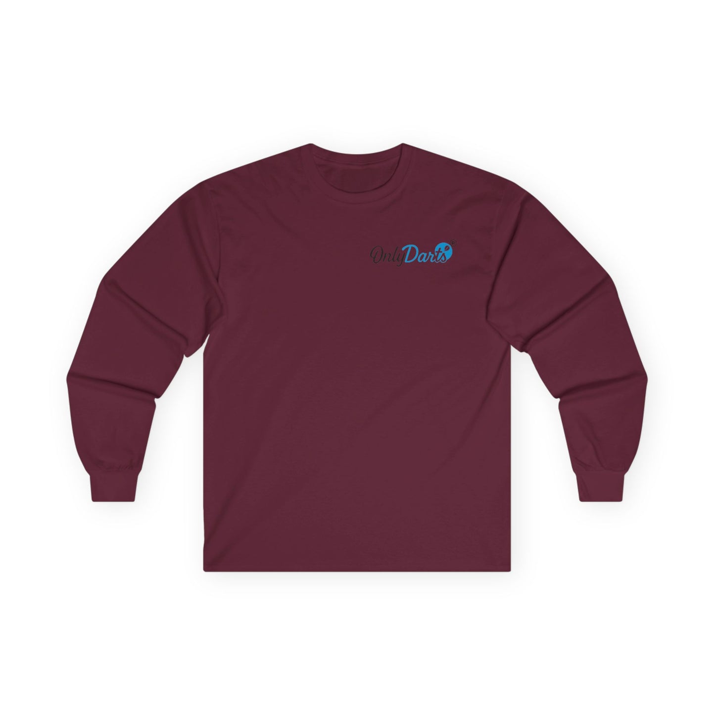 OnlyDarts Unisex Long Sleeve Tee - Casual Comfort, Perfect for Darts Lovers, Gift for Sports Fans, Lounge Wear, Daily Style