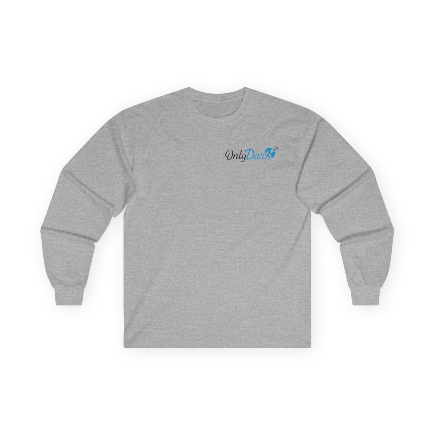OnlyDarts Unisex Long Sleeve Tee - Casual Comfort, Perfect for Darts Lovers, Gift for Sports Fans, Lounge Wear, Daily Style