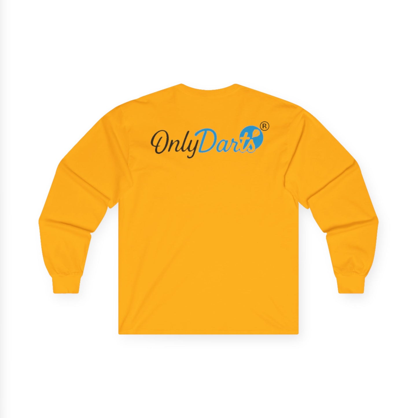 OnlyDarts Unisex Long Sleeve Tee - Casual Comfort, Perfect for Darts Lovers, Gift for Sports Fans, Lounge Wear, Daily Style