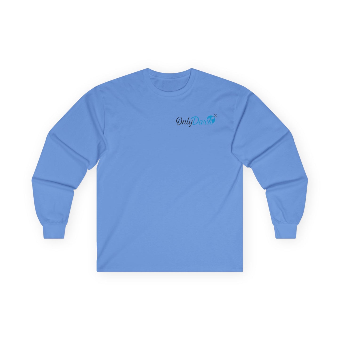 OnlyDarts Unisex Long Sleeve Tee - Casual Comfort, Perfect for Darts Lovers, Gift for Sports Fans, Lounge Wear, Daily Style