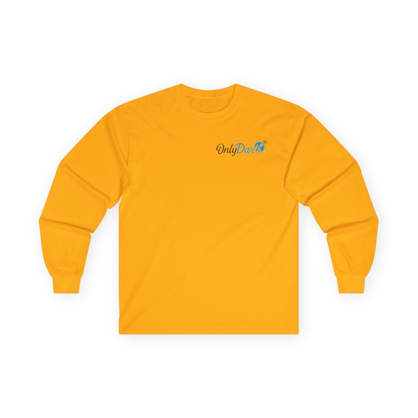 OnlyDarts Unisex Long Sleeve Tee - Casual Comfort, Perfect for Darts Lovers, Gift for Sports Fans, Lounge Wear, Daily Style