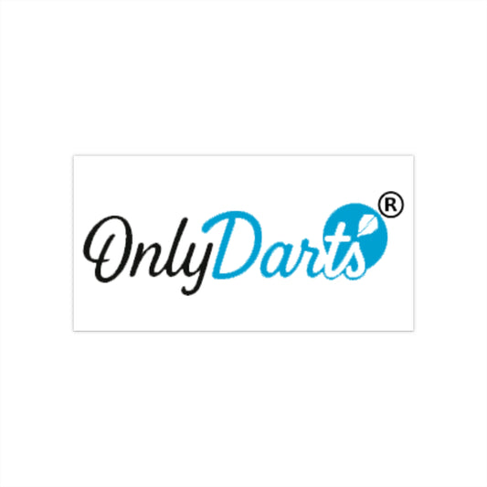 OnlyDarts Bumper Stickers, Car Decals for Dart Lovers, Fun Vehicle Accessories, Gift for Gamers, Durable Outdoor Vinyl Stickers