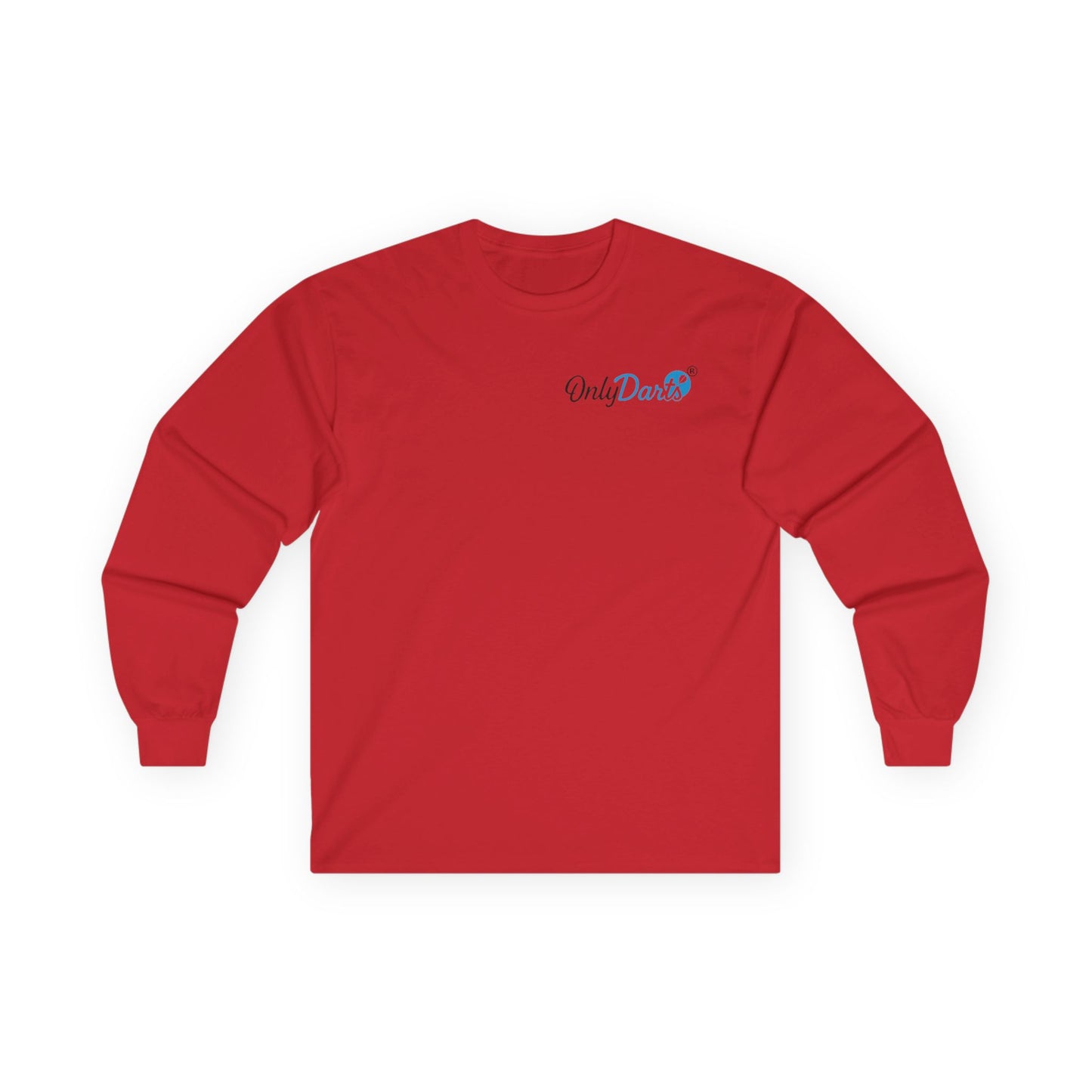 OnlyDarts Unisex Long Sleeve Tee - Casual Comfort, Perfect for Darts Lovers, Gift for Sports Fans, Lounge Wear, Daily Style