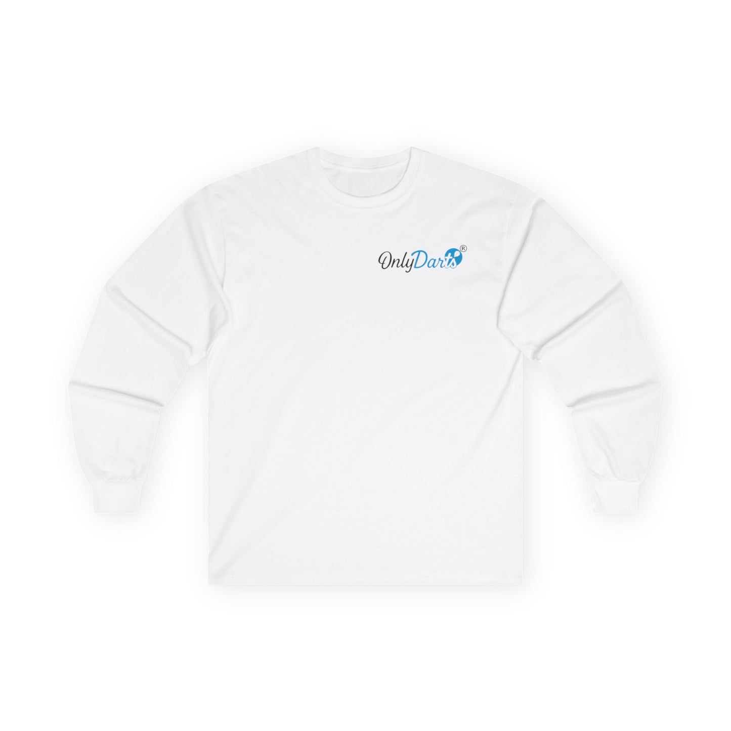 OnlyDarts Unisex Long Sleeve Tee - Casual Comfort, Perfect for Darts Lovers, Gift for Sports Fans, Lounge Wear, Daily Style