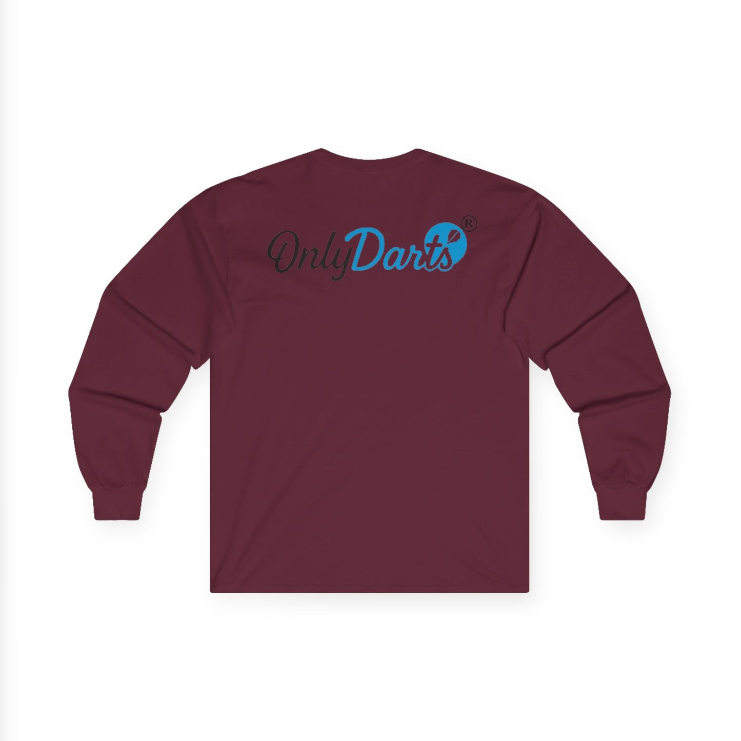 OnlyDarts Unisex Long Sleeve Tee - Casual Comfort, Perfect for Darts Lovers, Gift for Sports Fans, Lounge Wear, Daily Style