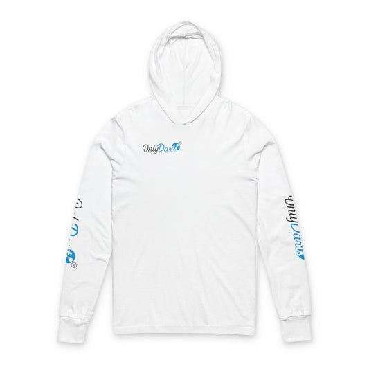 Chill Vibes Unisex Hooded Long Sleeve Tee, Casual Wear, Beach Day Apparel, Summer Outdoor Shirt, Gift for Friends