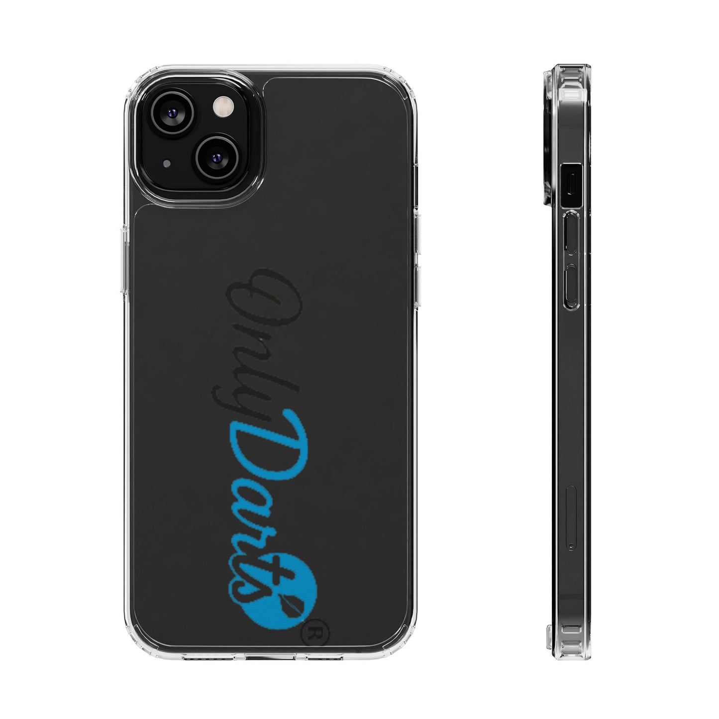 Customizable Clear Phone Cases for Darts Lovers, Sleek Protection, Personalized Gift, Sporty Tech Accessories