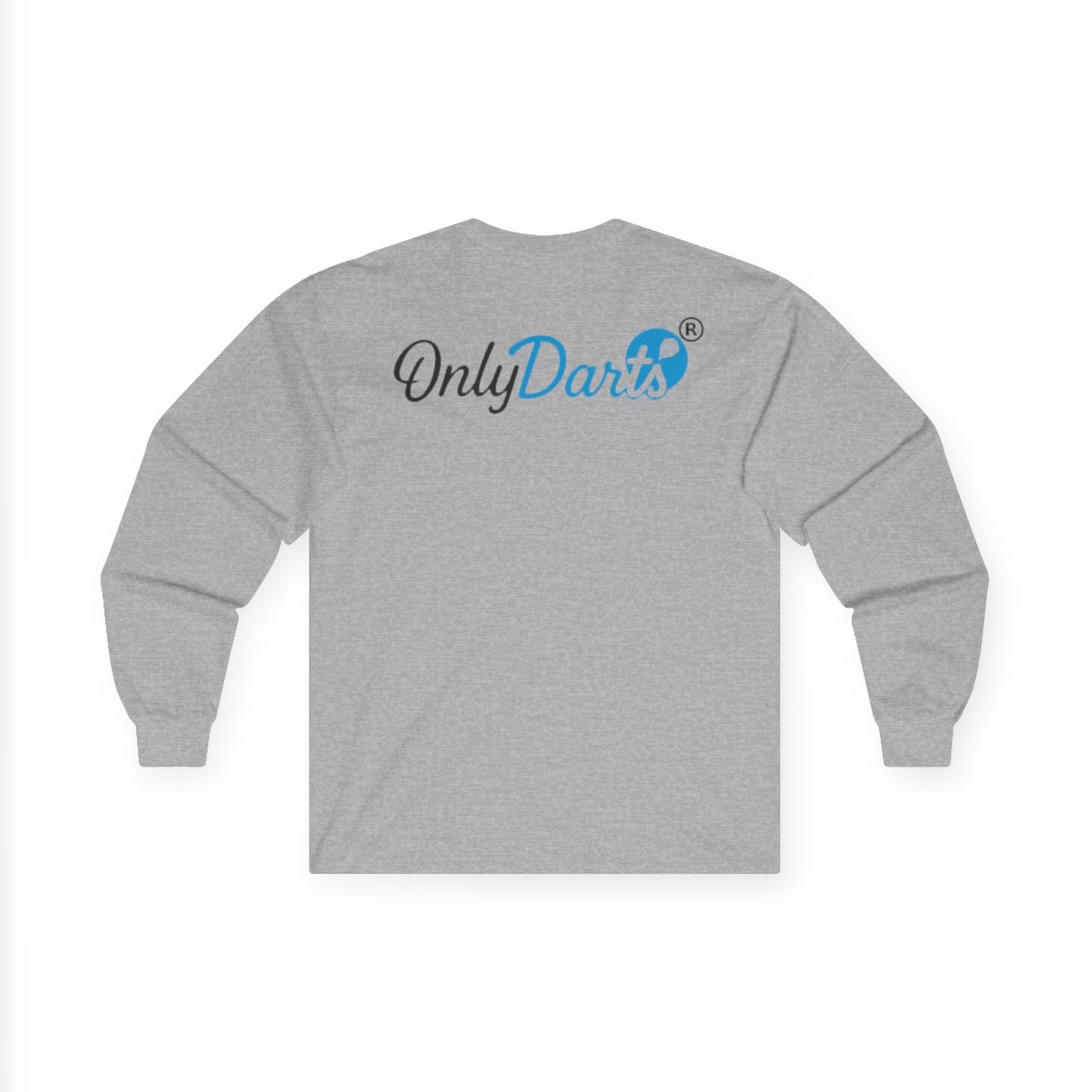 OnlyDarts Unisex Long Sleeve Tee - Casual Comfort, Perfect for Darts Lovers, Gift for Sports Fans, Lounge Wear, Daily Style
