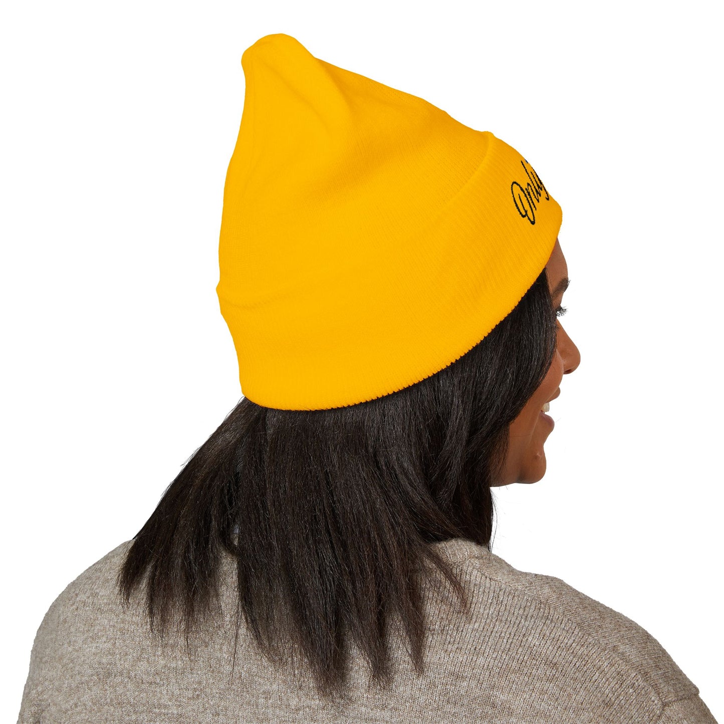Embroidered Cuffed Beanie - OnlyDarts, Winter Accessory, Sports Gift, Casual Hat, Outdoor Wear, Cool Weather Style