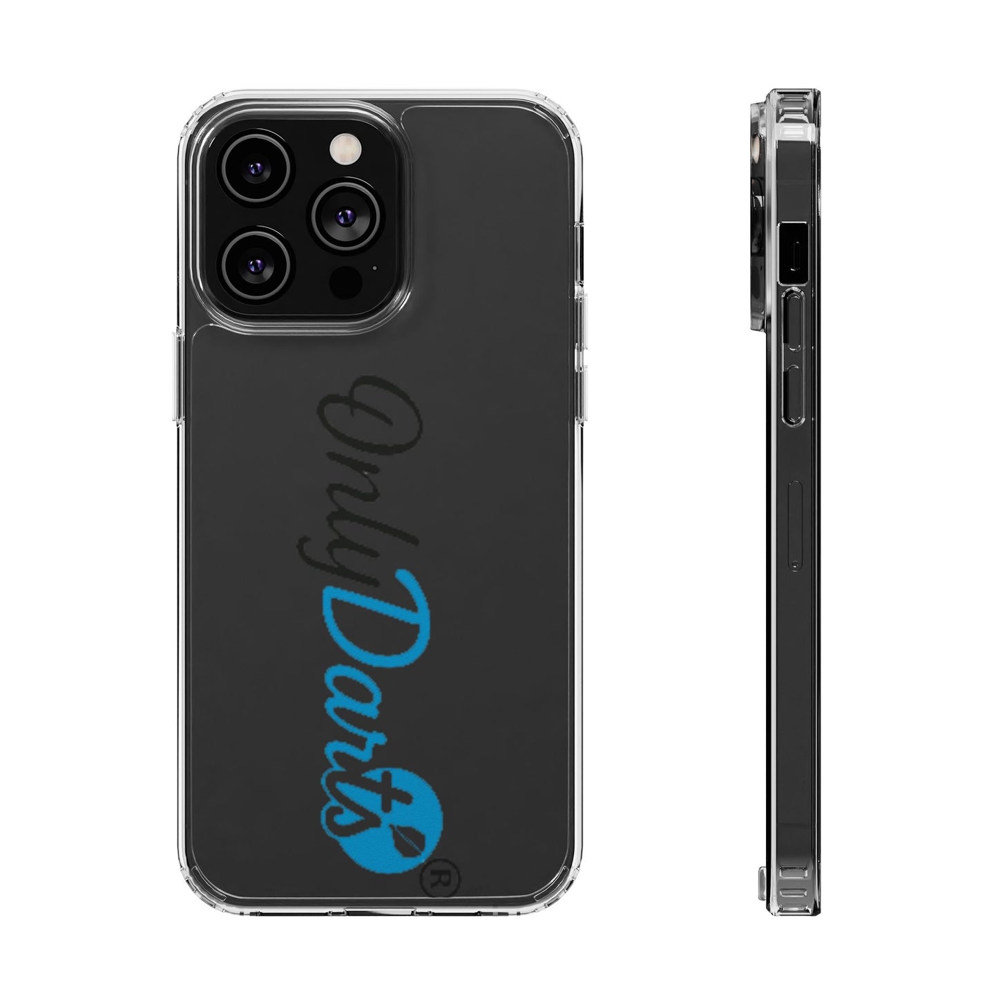 Customizable Clear Phone Cases for Darts Lovers, Sleek Protection, Personalized Gift, Sporty Tech Accessories