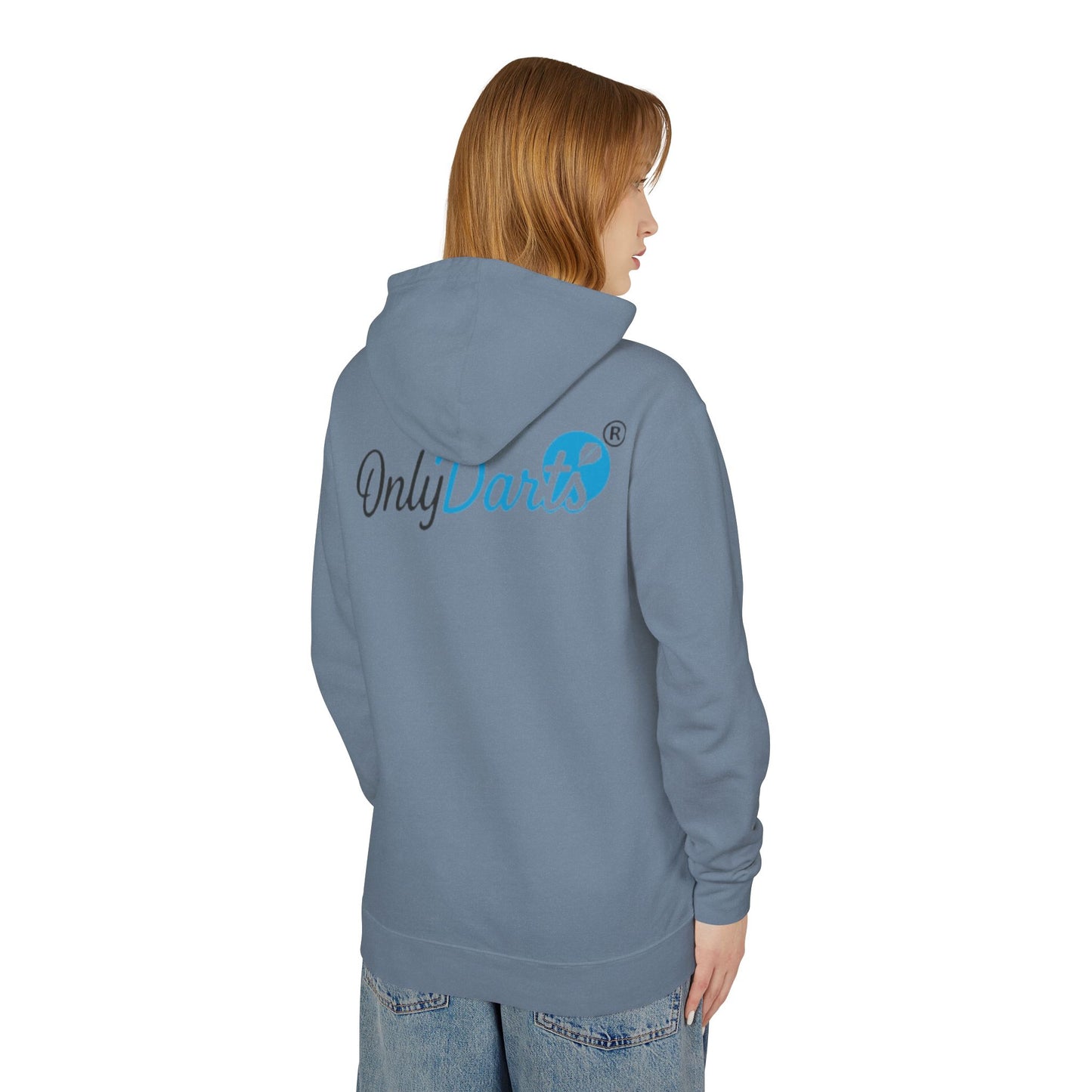 Unisex Lightweight Hooded Sweatshirt - Casual Comfort for Darts Lovers, Perfect Gift for Holidays, Sports Events, Everyday Wear